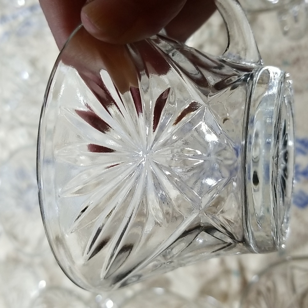 Glass Punch Bowl Cups 19 available SETB3 - Picture 6 of 11